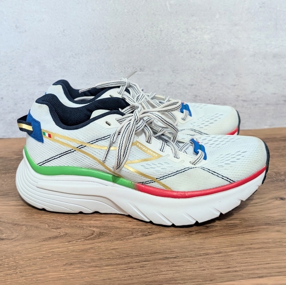 Diadora Shoes - Diadora Equipe Atomo Women's Running Shoes Size 6 - Made in Italy - White/Gold